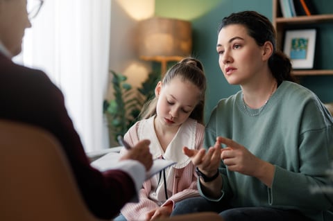 Consultation of child and mother on reception for psychologist — what to say to someone in recovery, Cascadia Bountiful Life Bremerton WA