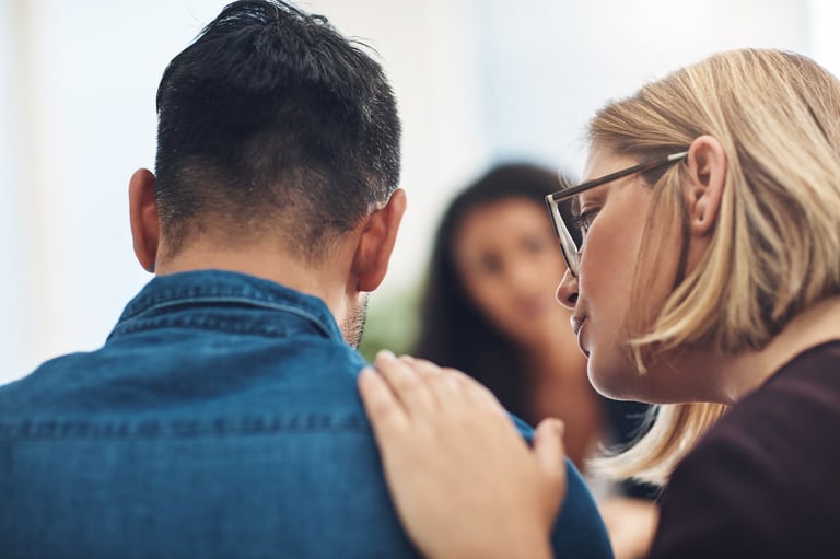 What not to say to someone in recovery — difficult emotional conversation during counseling session, Cascadia Bountiful Life Bremerton WA
